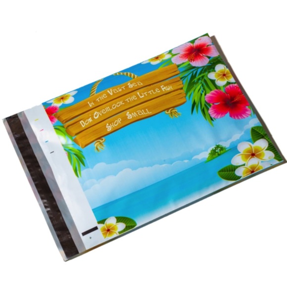 50 10X13 Tropical Poly Mailers PRICE IS FIRM - Picture 3 of 4